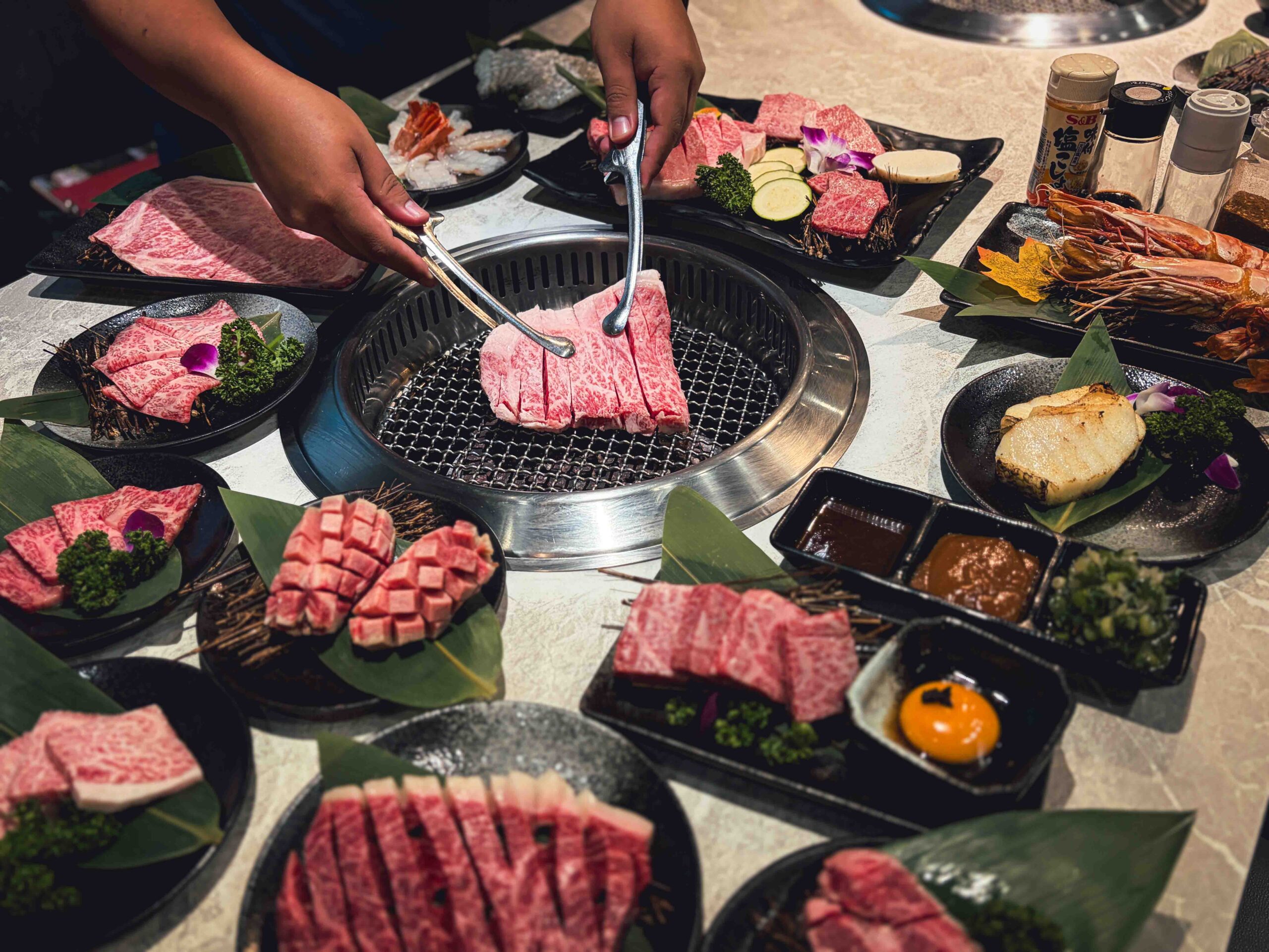 【桃園燒肉推薦】吃肉肉燒き肉専門店|A5和牛吃到飽天花板,厚切牛舌、北海道干貝、天使紅蝦通通無限續! @Nash,神之領域  @Nash,神之領域