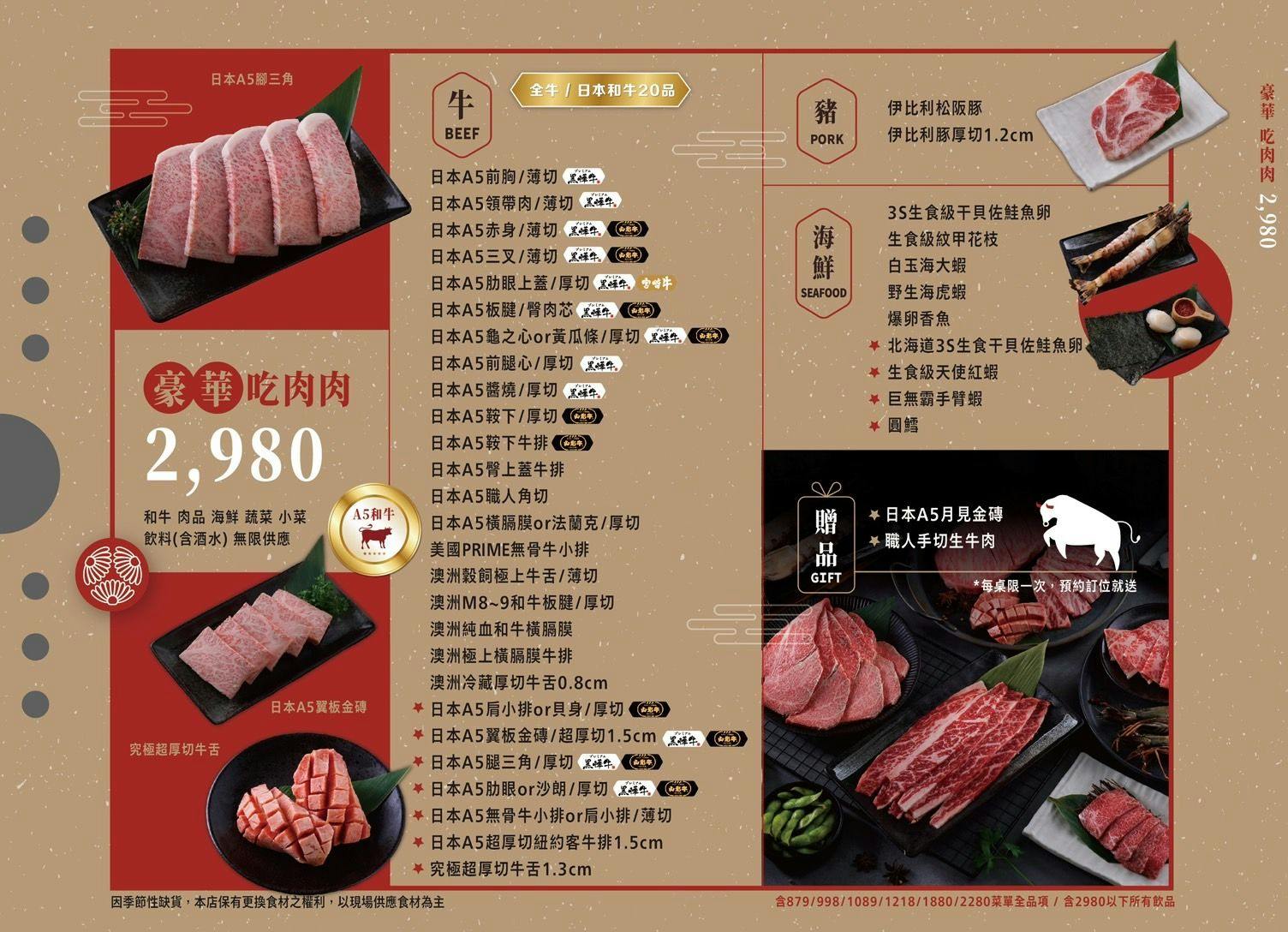 【桃園燒肉推薦】吃肉肉燒き肉専門店|A5和牛吃到飽天花板,厚切牛舌、北海道干貝、天使紅蝦通通無限續! @Nash,神之領域  @Nash,神之領域