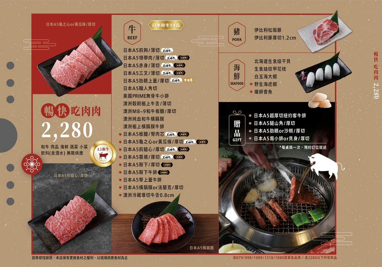 【桃園燒肉推薦】吃肉肉燒き肉専門店|A5和牛吃到飽天花板,厚切牛舌、北海道干貝、天使紅蝦通通無限續! @Nash,神之領域  @Nash,神之領域